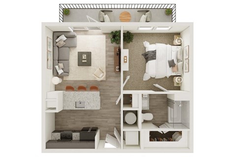 Lenox Katy Crossing A1 Floor Plan